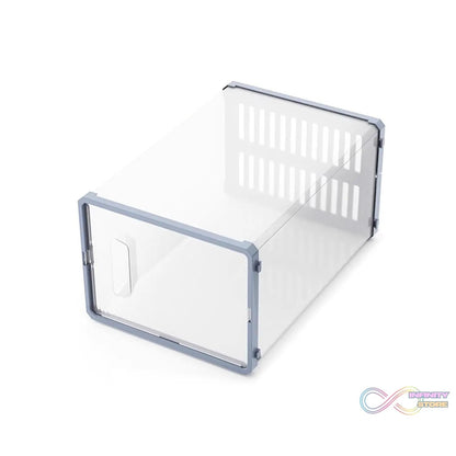 Plastic Stackable Shoe Storage Box (1 Pc) - infinityexculsivestore.com