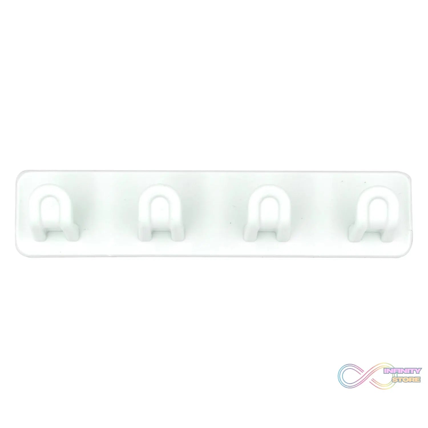 Adhesive hanger hook on a smooth surface