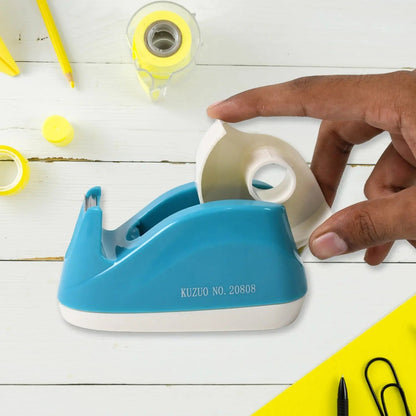 Plastic Tape Dispenser Cutter for Home Office use (1 pc / 18 mm) - infinityexculsivestore.com