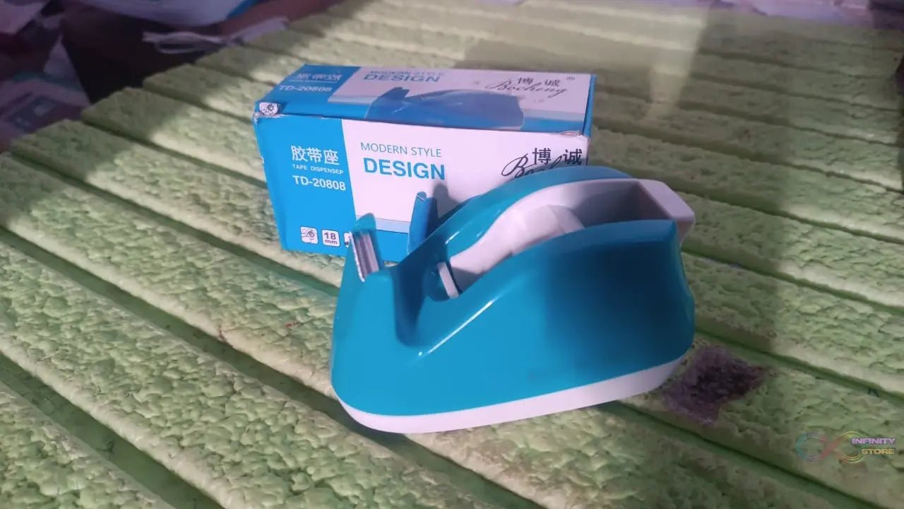 Plastic Tape Dispenser Cutter for Home Office use (1 pc / 18 mm) - infinityexculsivestore.com