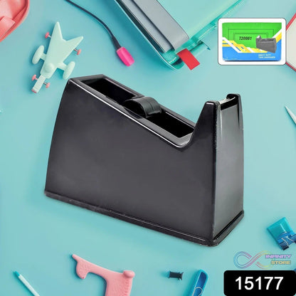 Plastic Tape Dispenser Cutter for Home Office use (1 pc / Big / Mix Color) - infinityexculsivestore.com