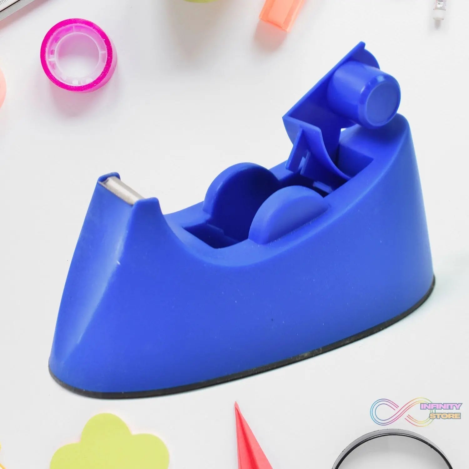 Plastic Tape Dispenser Cutter for Home Office use (1 pc / Big) - infinityexculsivestore.com