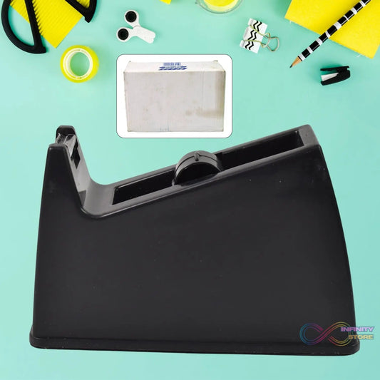 Plastic Tape Dispenser Cutter for Home Office use (1 pc / Big) - infinityexculsivestore.com