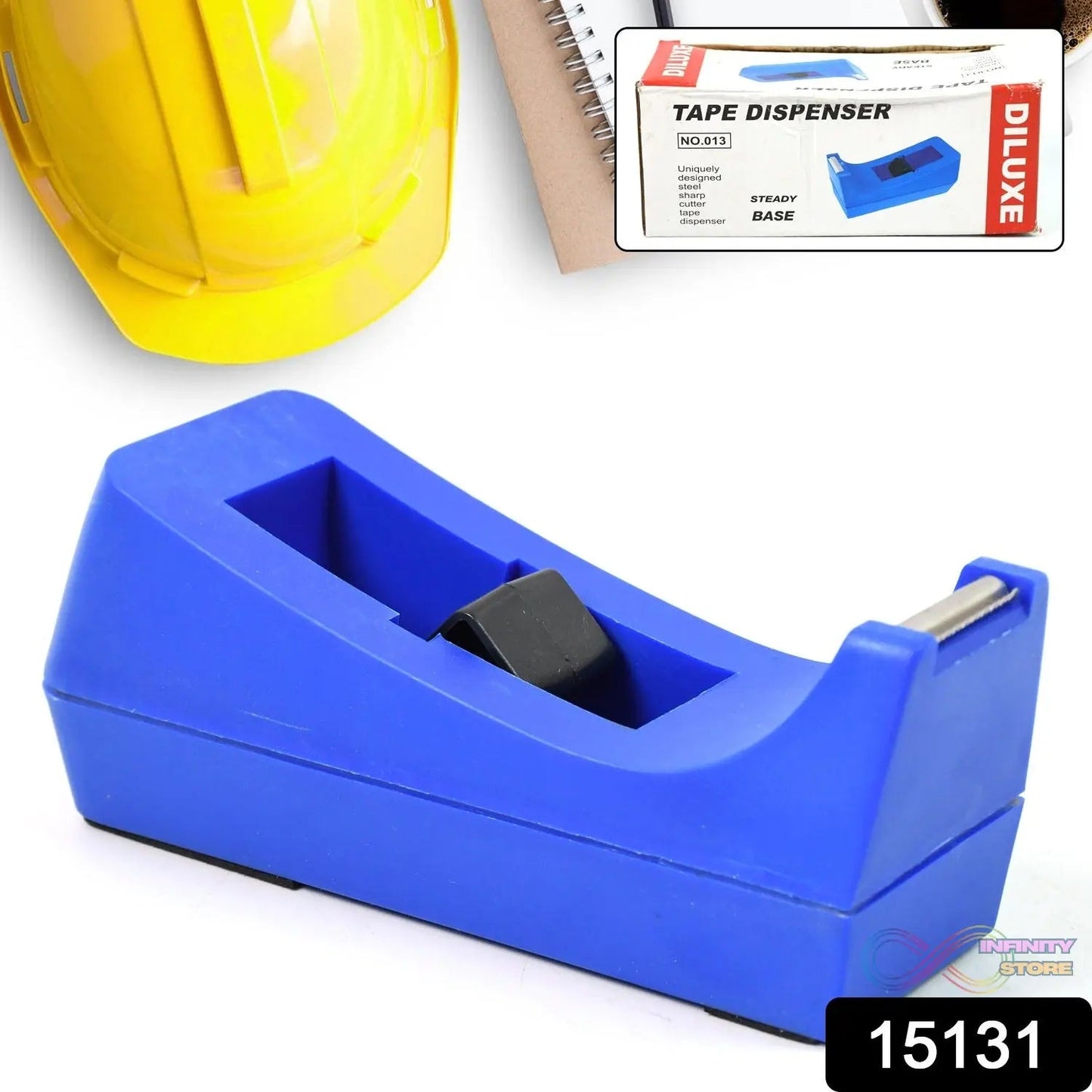 Plastic Tape Dispenser Cutter for Home Office use (1 pc / Big) - infinityexculsivestore.com