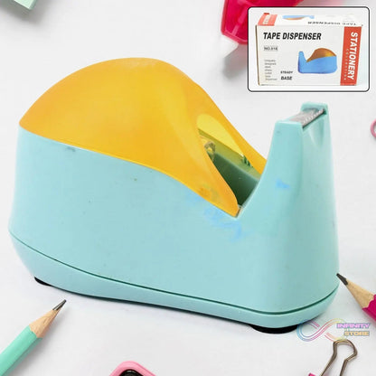 Plastic Tape Dispenser Cutter for Home Office use (1 pc) - infinityexculsivestore.com