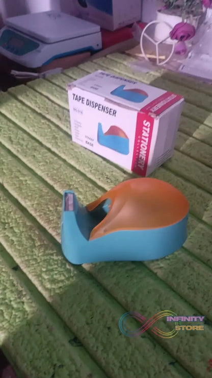 Plastic Tape Dispenser Cutter for Home Office use (1 pc) - infinityexculsivestore.com