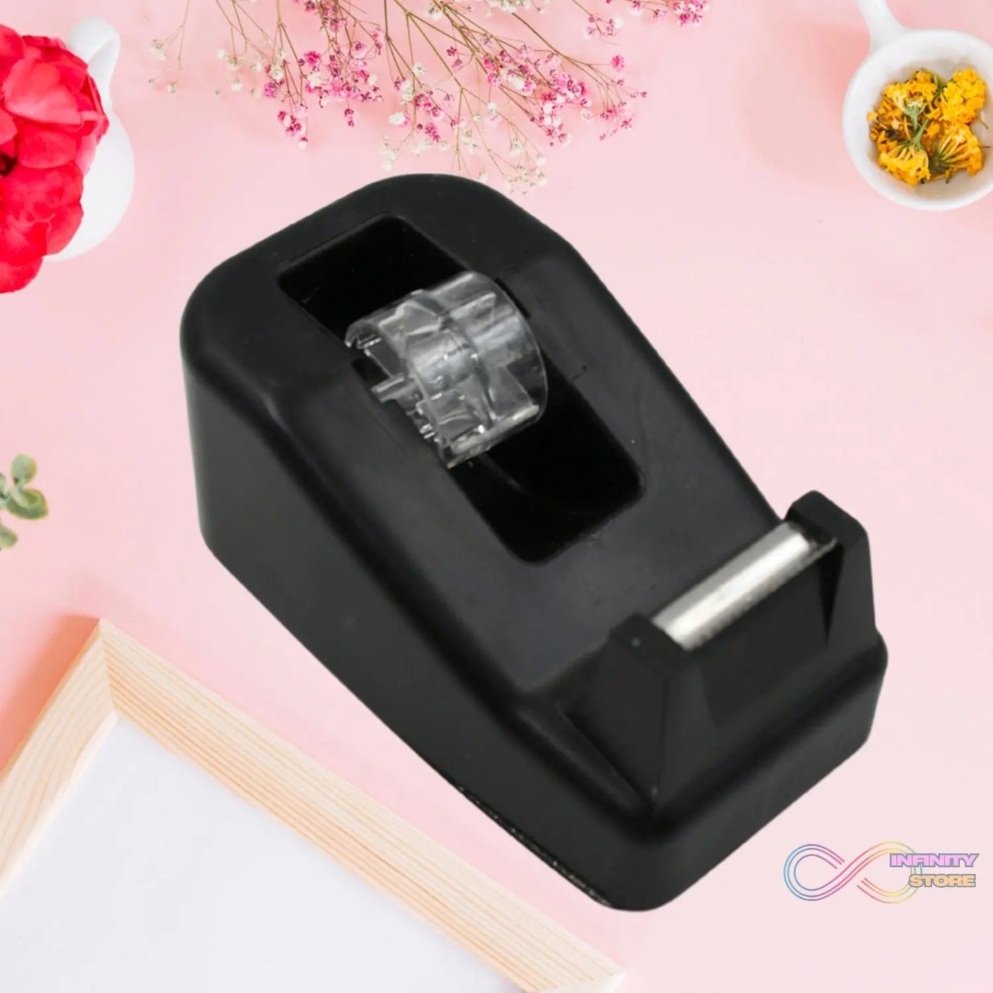 Plastic Tape Dispenser Cutter for Home Office use, Tape Dispenser for Stationary, Tape Cutter Packaging Tape (1 pc / 237 Gm) - infinityexculsivestore.com