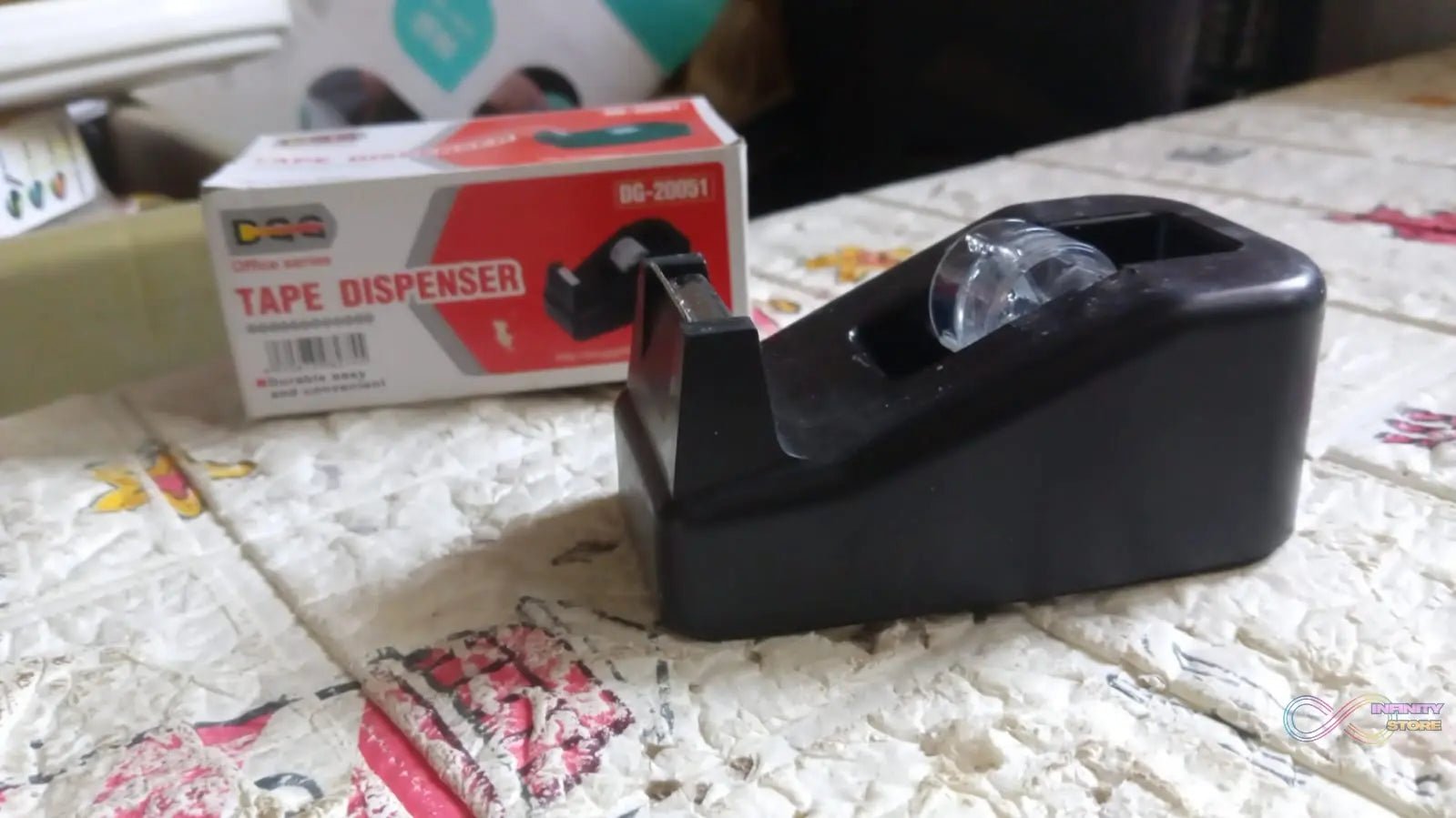 Plastic Tape Dispenser Cutter for Home Office use, Tape Dispenser for Stationary, Tape Cutter Packaging Tape (1 pc / 237 Gm) - infinityexculsivestore.com