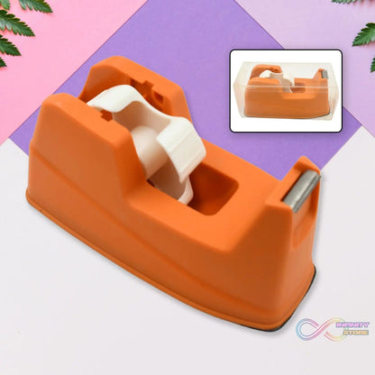 Plastic Tape Dispenser Cutter for Home Office use, Tape Dispenser for Stationary, Tape Cutter Packaging Tape (1 pc / 605 Gm) - infinityexculsivestore.com