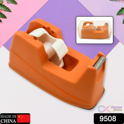 Plastic Tape Dispenser Cutter for Home Office use, Tape Dispenser for Stationary, Tape Cutter Packaging Tape (1 pc / 605 Gm) - infinityexculsivestore.com
