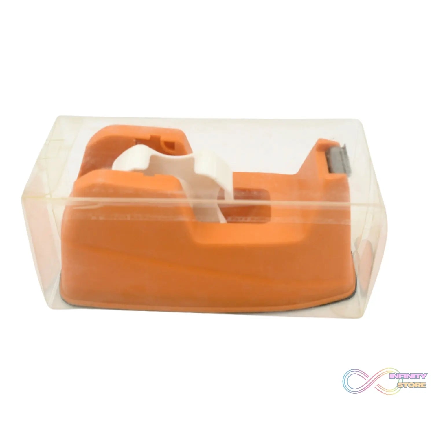 Plastic Tape Dispenser Cutter for Home Office use, Tape Dispenser for Stationary, Tape Cutter Packaging Tape (1 pc / 605 Gm) - infinityexculsivestore.com