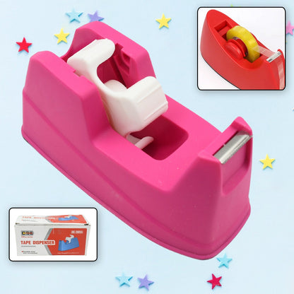 Plastic Tape Dispenser Cutter for Home Office use, Tape Dispenser for Stationary, Tape Cutter Packaging Tape (1 pc / 631 Gm) - infinityexculsivestore.com