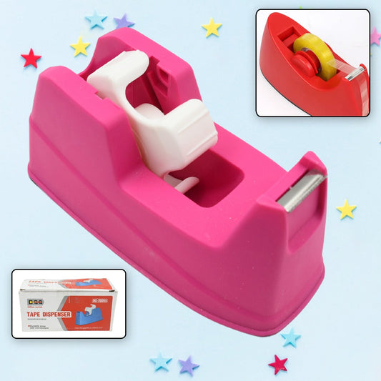 Plastic Tape Dispenser Cutter for Home Office use, Tape Dispenser for Stationary, Tape Cutter Packaging Tape (1 pc / 631 Gm) - infinityexculsivestore.com