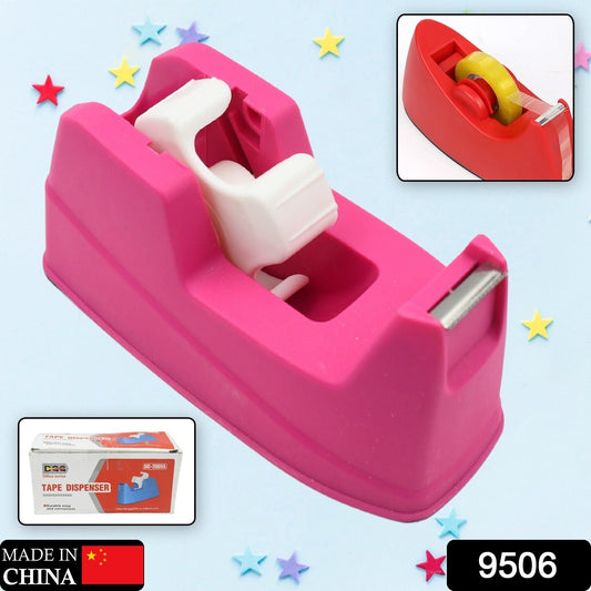 Plastic Tape Dispenser Cutter for Home Office use, Tape Dispenser for Stationary, Tape Cutter Packaging Tape (1 pc / 631 Gm) - infinityexculsivestore.com