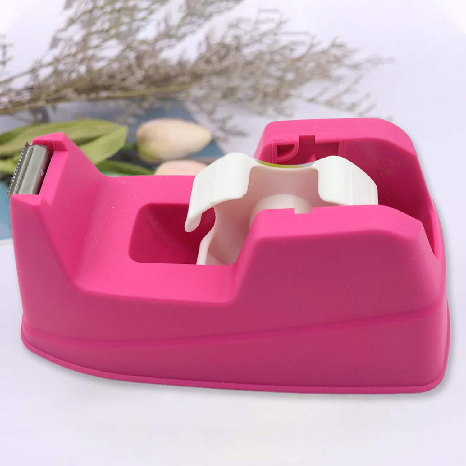 Plastic Tape Dispenser Cutter for Home Office use, Tape Dispenser for Stationary, Tape Cutter Packaging Tape (1 pc / 631 Gm) - infinityexculsivestore.com