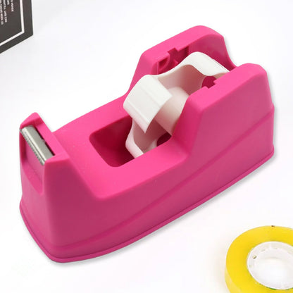 Plastic Tape Dispenser Cutter for Home Office use, Tape Dispenser for Stationary, Tape Cutter Packaging Tape (1 pc / 631 Gm) - infinityexculsivestore.com