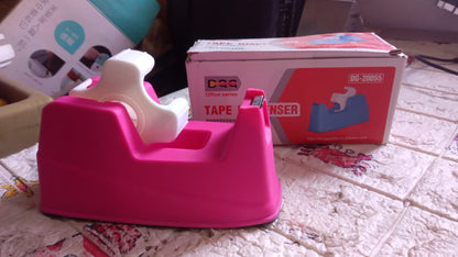 Plastic Tape Dispenser Cutter for Home Office use, Tape Dispenser for Stationary, Tape Cutter Packaging Tape (1 pc / 631 Gm) - infinityexculsivestore.com