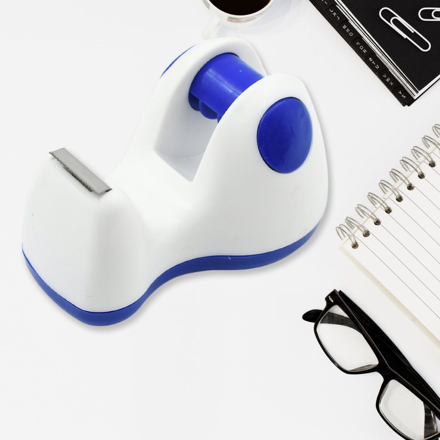 Plastic Tape Dispenser Cutter for Home Office use, Tape Dispenser for Stationary, Tape Cutter Packaging Tape School Supplies (1 pc / 213 Gm) - infinityexculsivestore.com