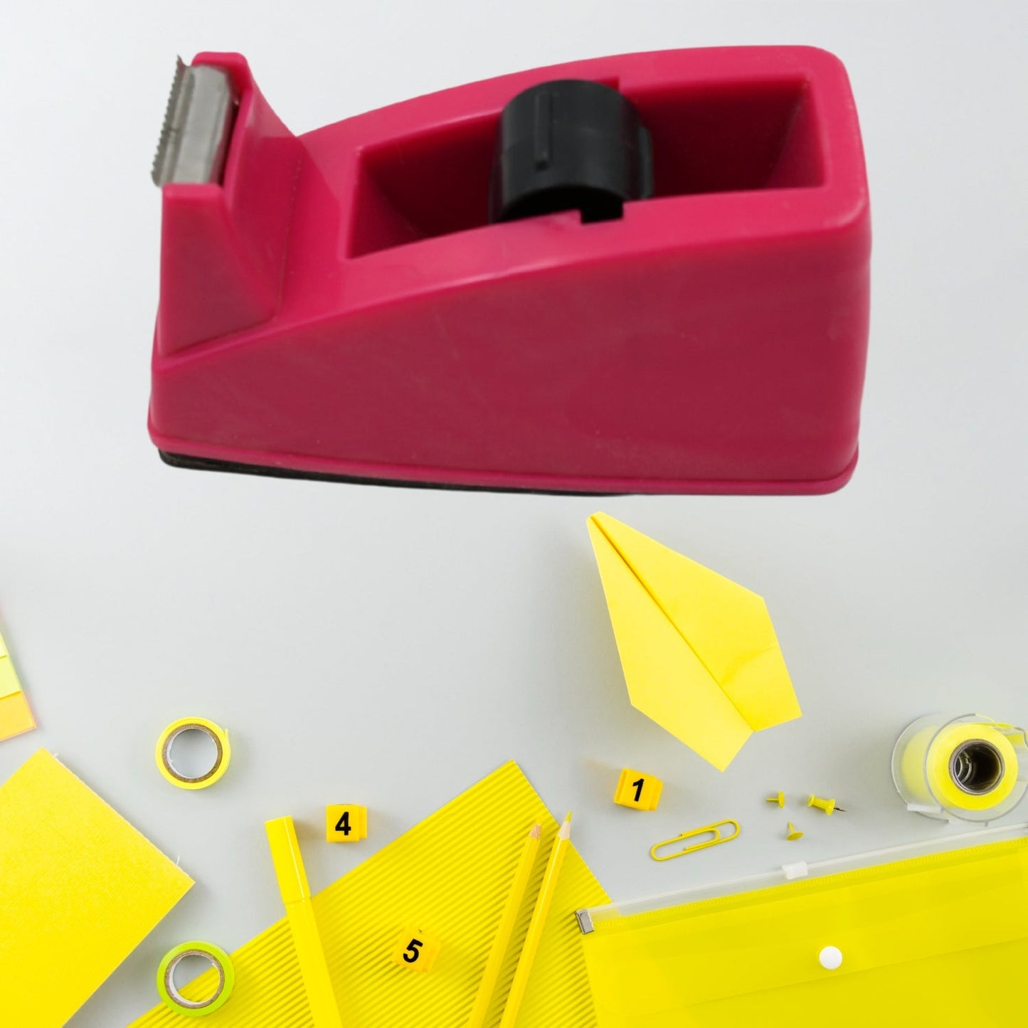 Plastic Tape Dispenser Cutter for Home Office use, Tape Dispenser for Stationary, Tape Cutter Packaging Tape School Supplies (1 pc / 273 Gm) - infinityexculsivestore.com