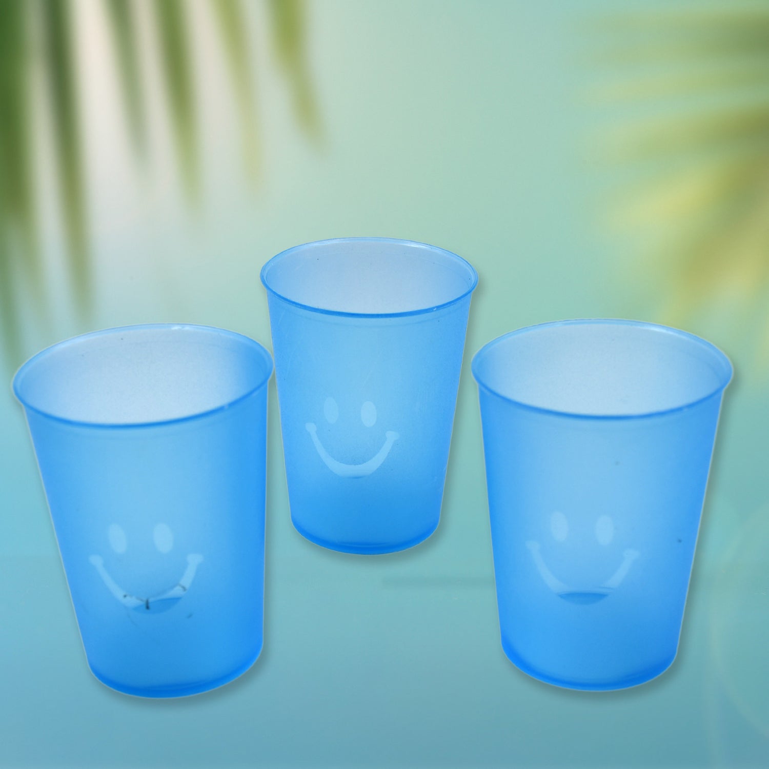 Plastic Tumblers Lightweight Cups / Glass Reusable Drinking Cups Restaurant Cups Safe Beverage Tumblers Glasses for Kitchen Water Transparent Glasses 3 pc Set - infinityexculsivestore.com