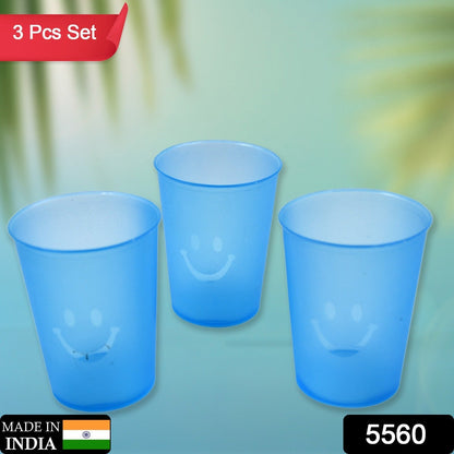 Plastic Tumblers Lightweight Cups / Glass Reusable Drinking Cups Restaurant Cups Safe Beverage Tumblers Glasses for Kitchen Water Transparent Glasses 3 pc Set - infinityexculsivestore.com