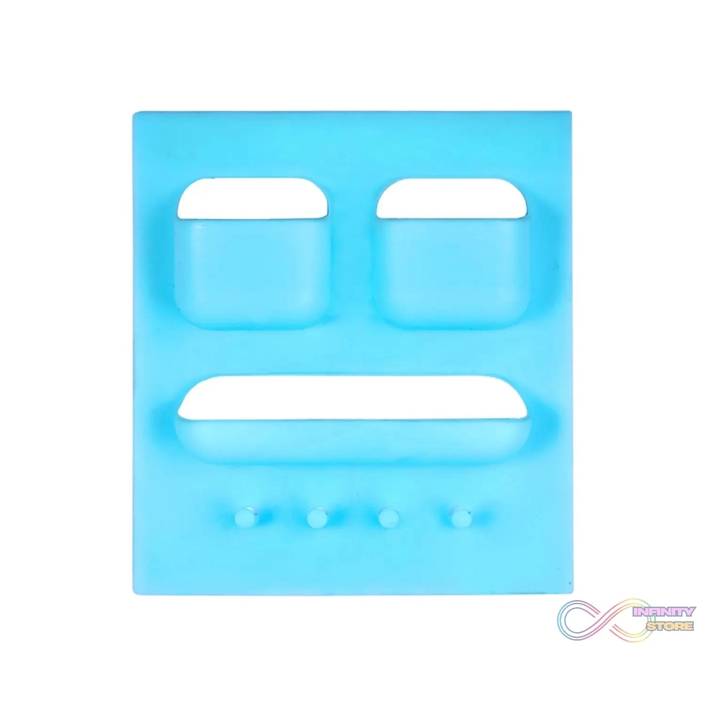 Plastic Unbreakable Soap Dish Tooth Brush Paste Holder - infinityexculsivestore.com