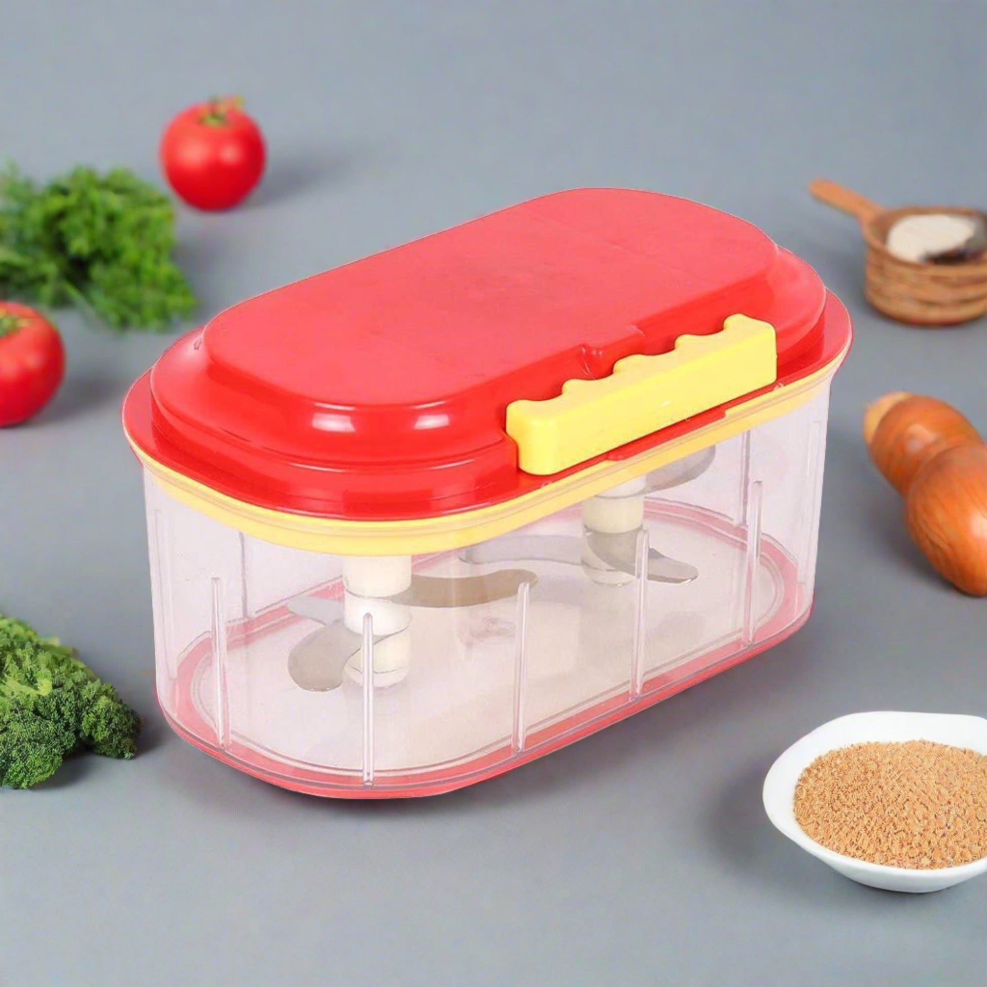 Plastic Vegetable Chopper (1000 ml) - infinityexculsivestore.com