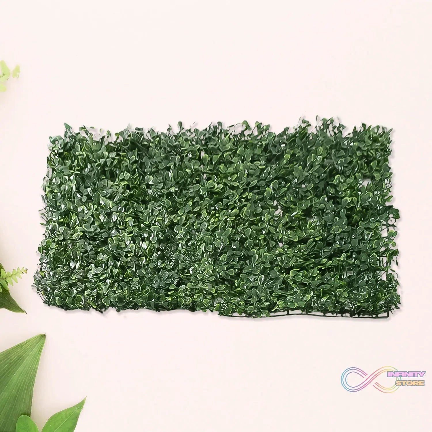 Plastic Wall Artificial Plant Base (60×40 CM / 1 Pc) - infinityexculsivestore.com