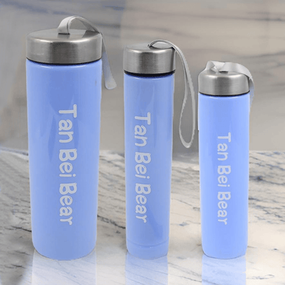 Plastic Water Bottle 3 Different Size Bottle & 1 pc Tumbler With Straw (4 Pc Set) - infinityexculsivestore.com