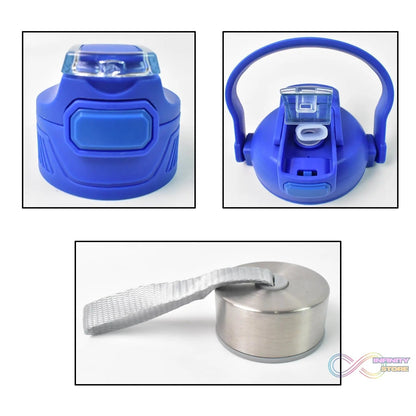 Plastic Water Bottle, 3 Different Size Bottle (3 Pc Set / With Straw & Sticker) - infinityexculsivestore.com