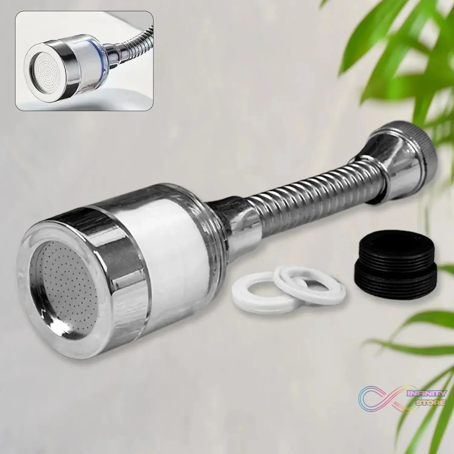 Plastic Water - Saving Sprinkler, Faucet Aerator (6.5 Inch) - infinityexculsivestore.com