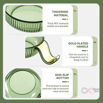 Plastics Dip Bowls, Dipping Sauce Bowls with Handle (4 Pcs Set / With Case) - infinityexculsivestore.com