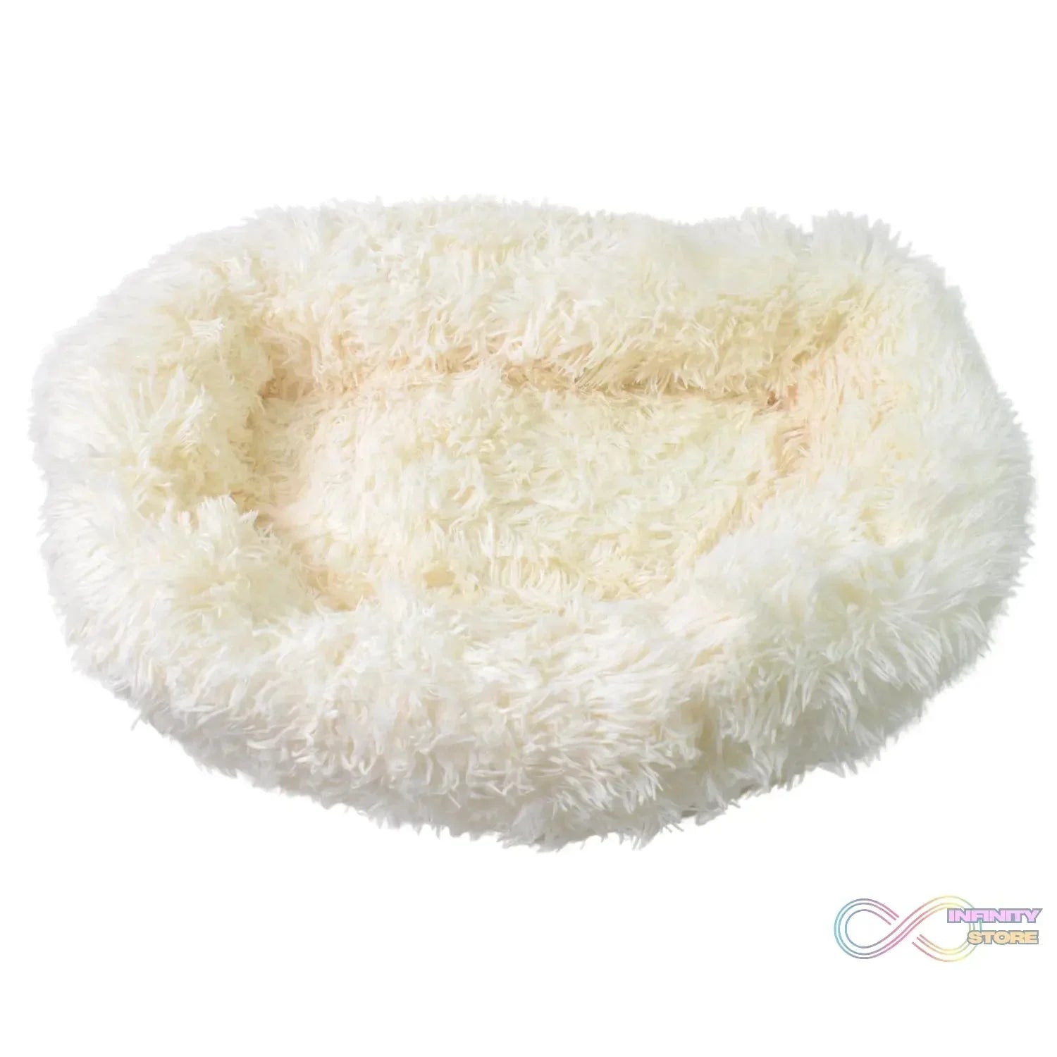 Plush Luxurious Deluxe Soft Dog Bed Washable Sofa Round Cushion (Large / 1 Pc) - infinityexculsivestore.com