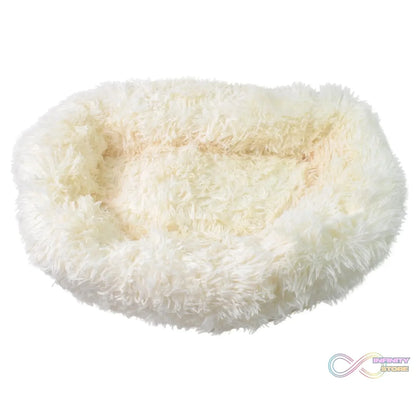 Plush Luxurious Deluxe Soft Dog Bed Washable Sofa Round Cushion (Large / 1 Pc) - infinityexculsivestore.com