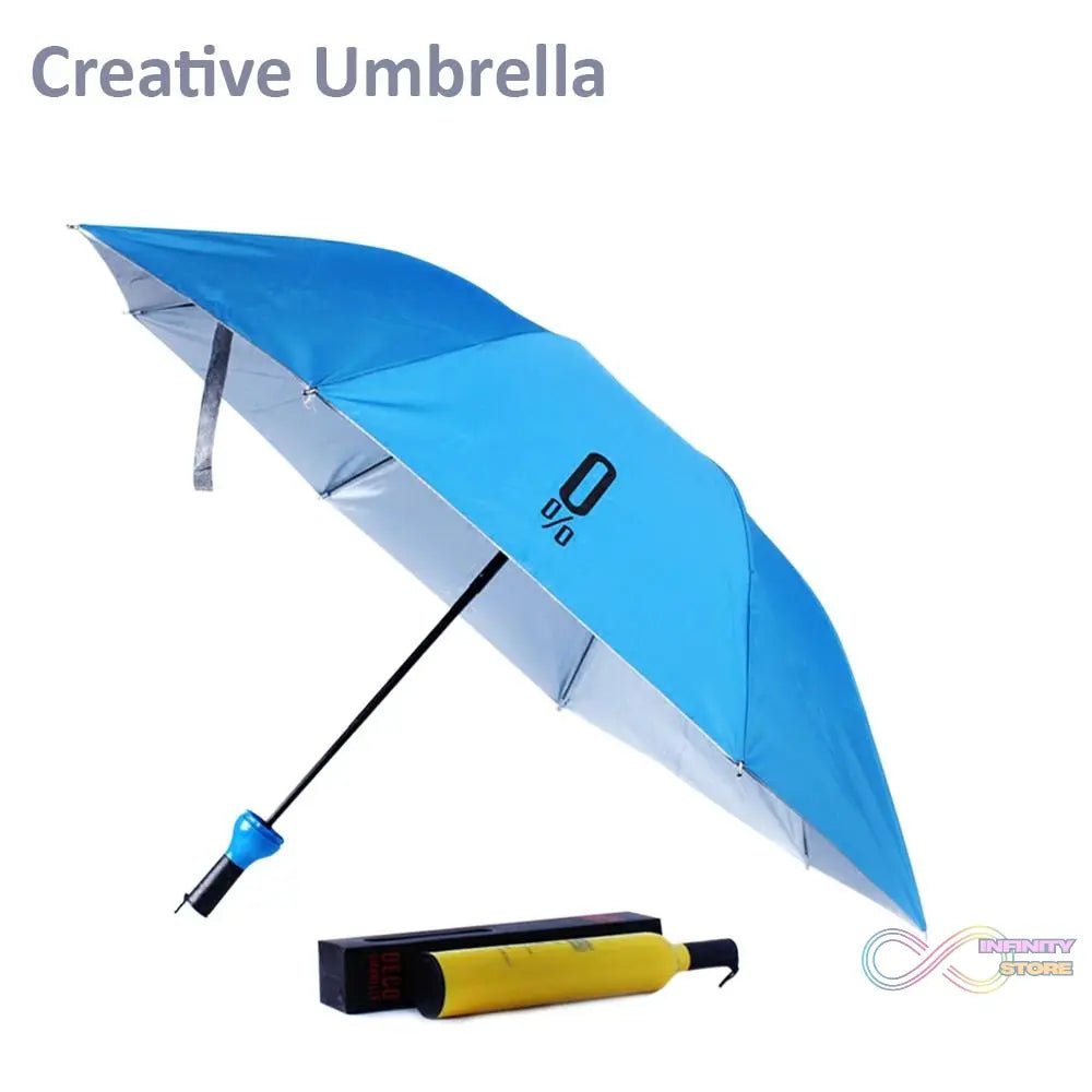 Pocket Folding Wine Bottle Umbrella - infinityexculsivestore.com