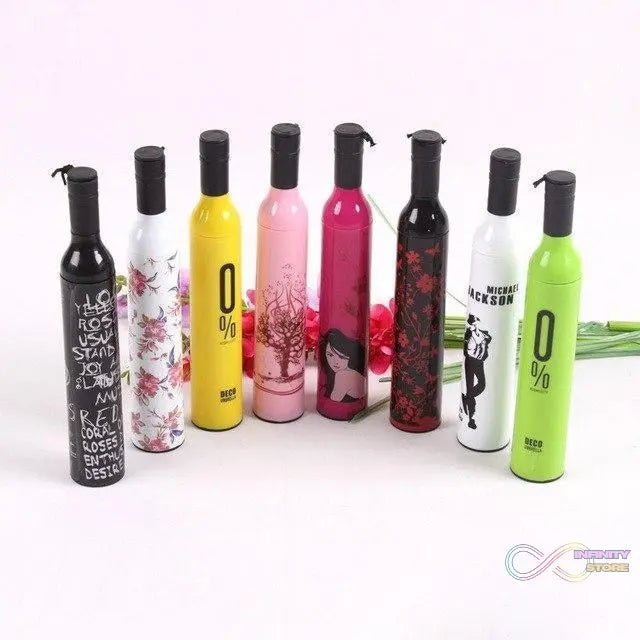 Pocket Folding Wine Bottle Umbrella - infinityexculsivestore.com