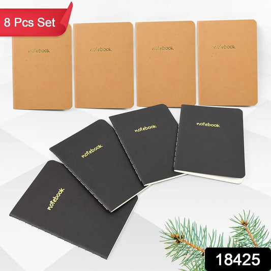 Pocket notebook Small notebook Mini notebook (8 Pcs Set) - infinityexculsivestore.com