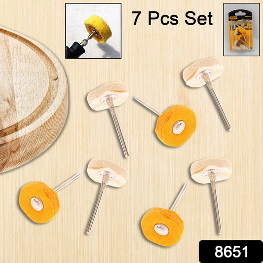 Polisher Buffer Wheel Polishing Buffing Pad Brush for Rotary Drill Bit (7 Pcs Set) - infinityexculsivestore.com