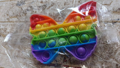 Pop Fidget Toy Push Pop Bubble Fidget Sensory Toy for Kids and Adults Fidget Popper Stress Reliever Sensory Fidget Poppers (Butterfly & Car Shape / 1 Pc) - infinityexculsivestore.com