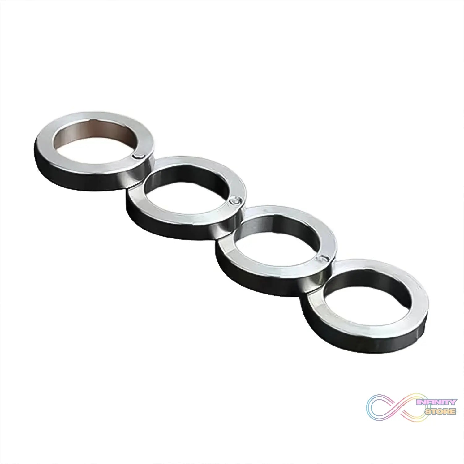 Portable 4 Finger Ring Unique Rotating Folding Ring (1 Set) - infinityexculsivestore.com