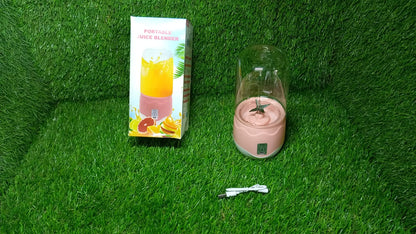 Portable Blender, Personal Blender Juicer Cup, Mini Handheld Blender with 4 Blades, Mixer for Fruit Shakes and Smoothies, Portable Juicer (Multicolor) - infinityexculsivestore.com