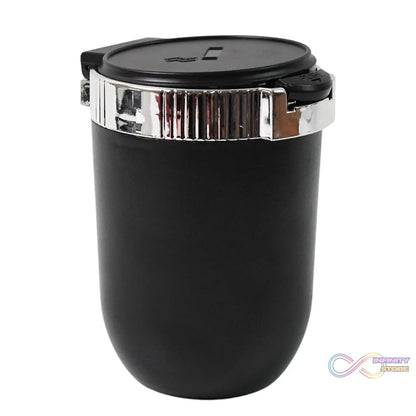 Portable Car Ashtray with Lid and Blue LED Light (1 Pc) - infinityexculsivestore.com