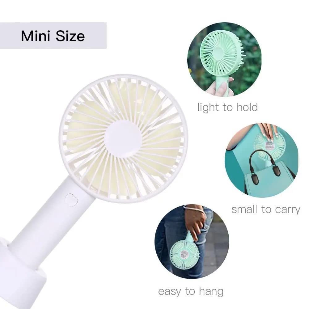 Portable Classic Hand Fan - 3 - Speed Table Fan for Personal Desk, Suitable for Office, School, and Home Use (Battery Not Included) - infinityexculsivestore.com