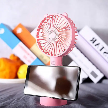 Portable Classic Hand Fan - 3 - Speed Table Fan for Personal Desk, Suitable for Office, School, and Home Use (Battery Not Included) - infinityexculsivestore.com