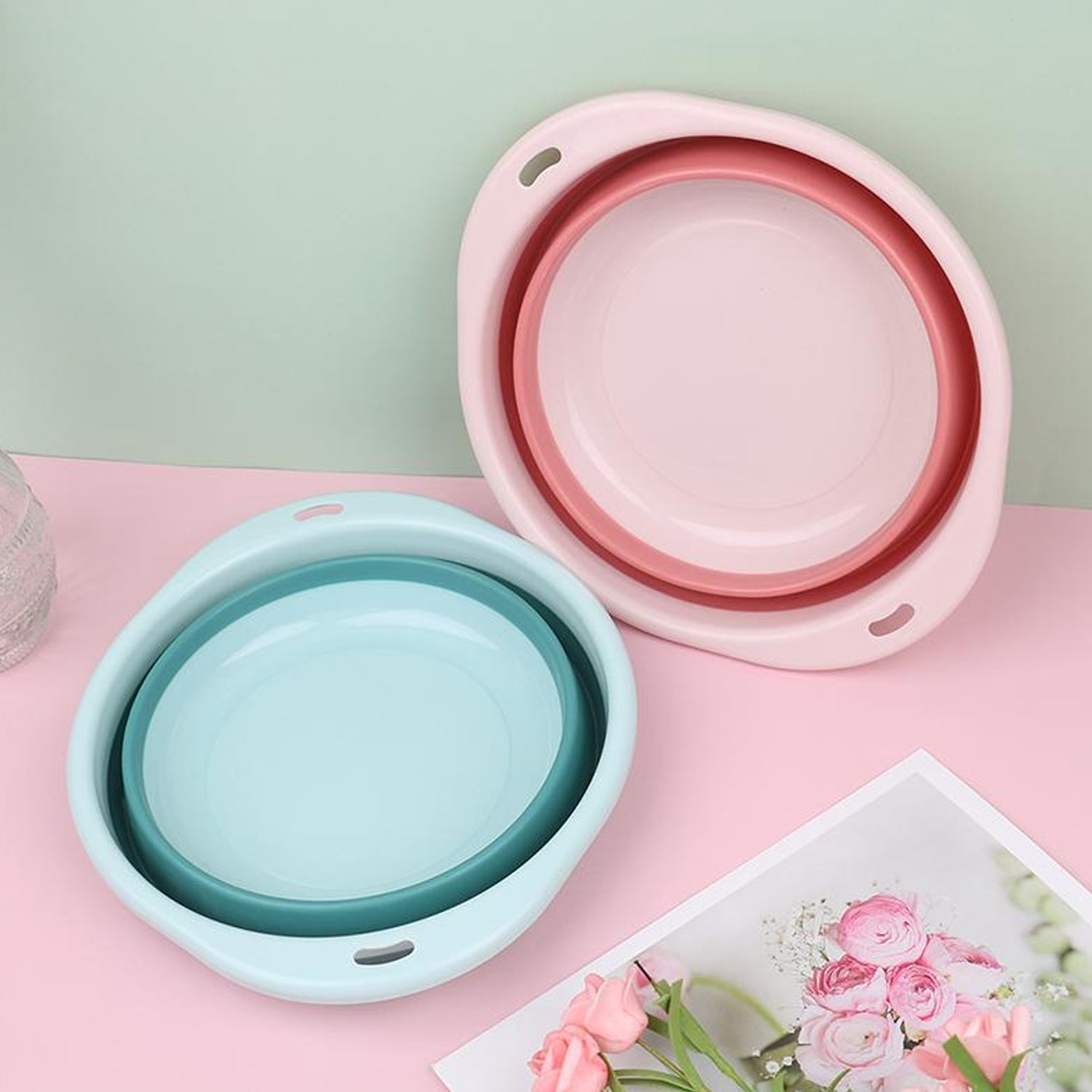 Portable Collapsible Tub with Hanging Hole - infinityexculsivestore.com