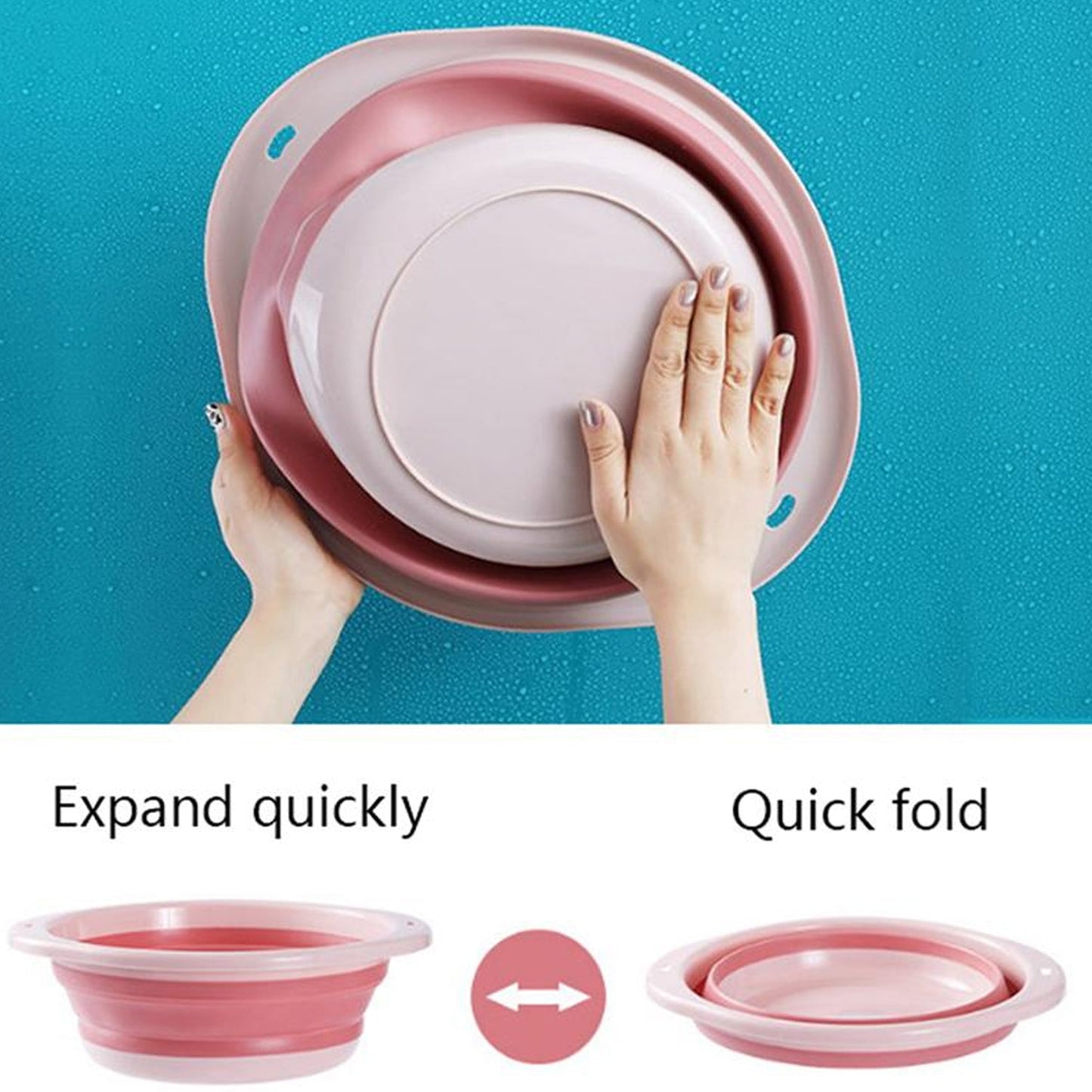 Portable Collapsible Tub with Hanging Hole - infinityexculsivestore.com