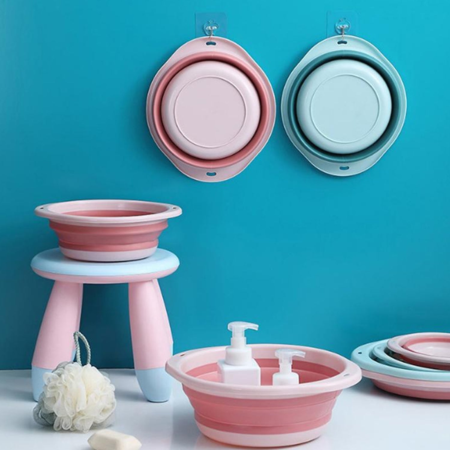 Portable Collapsible Tub with Hanging Hole - infinityexculsivestore.com