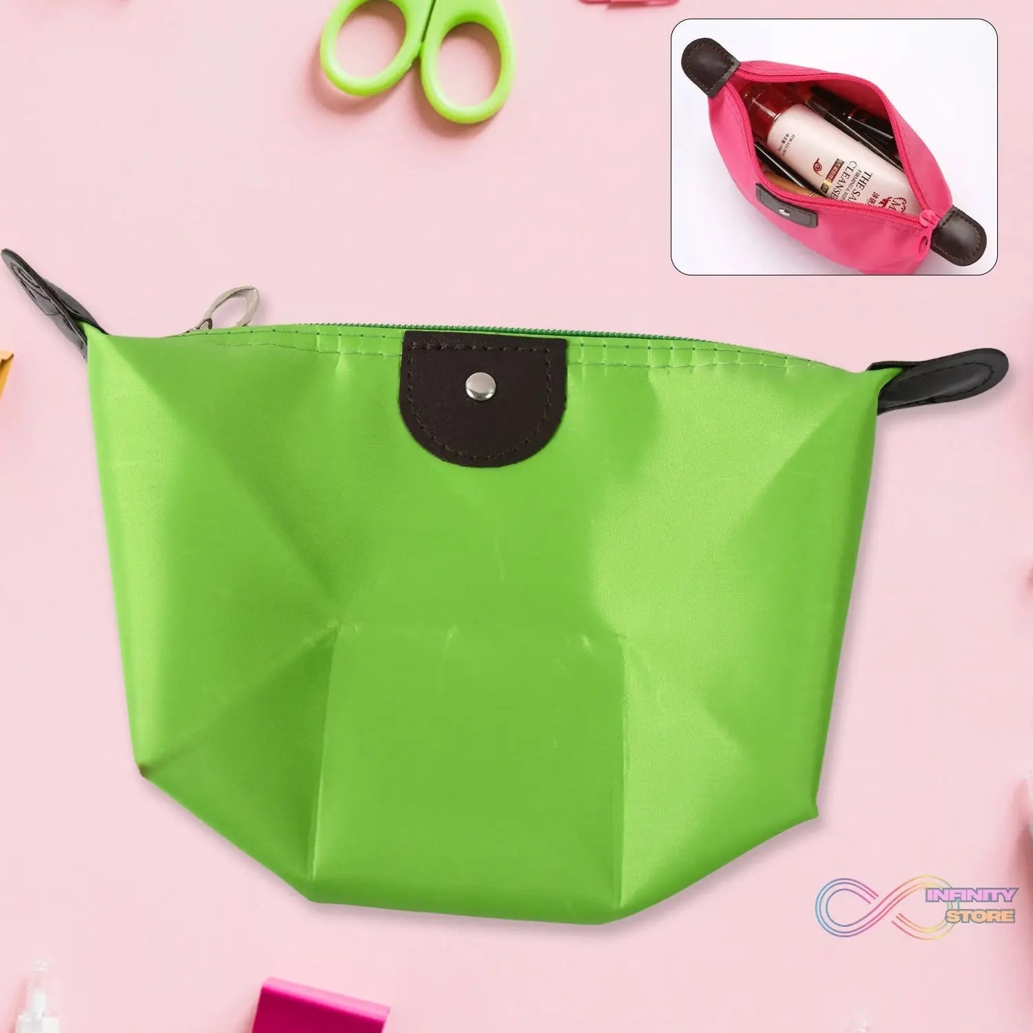 Portable Cosmetic Bag Multi - Functional Waterproof Wash Pouch (1 Pc) - infinityexculsivestore.com