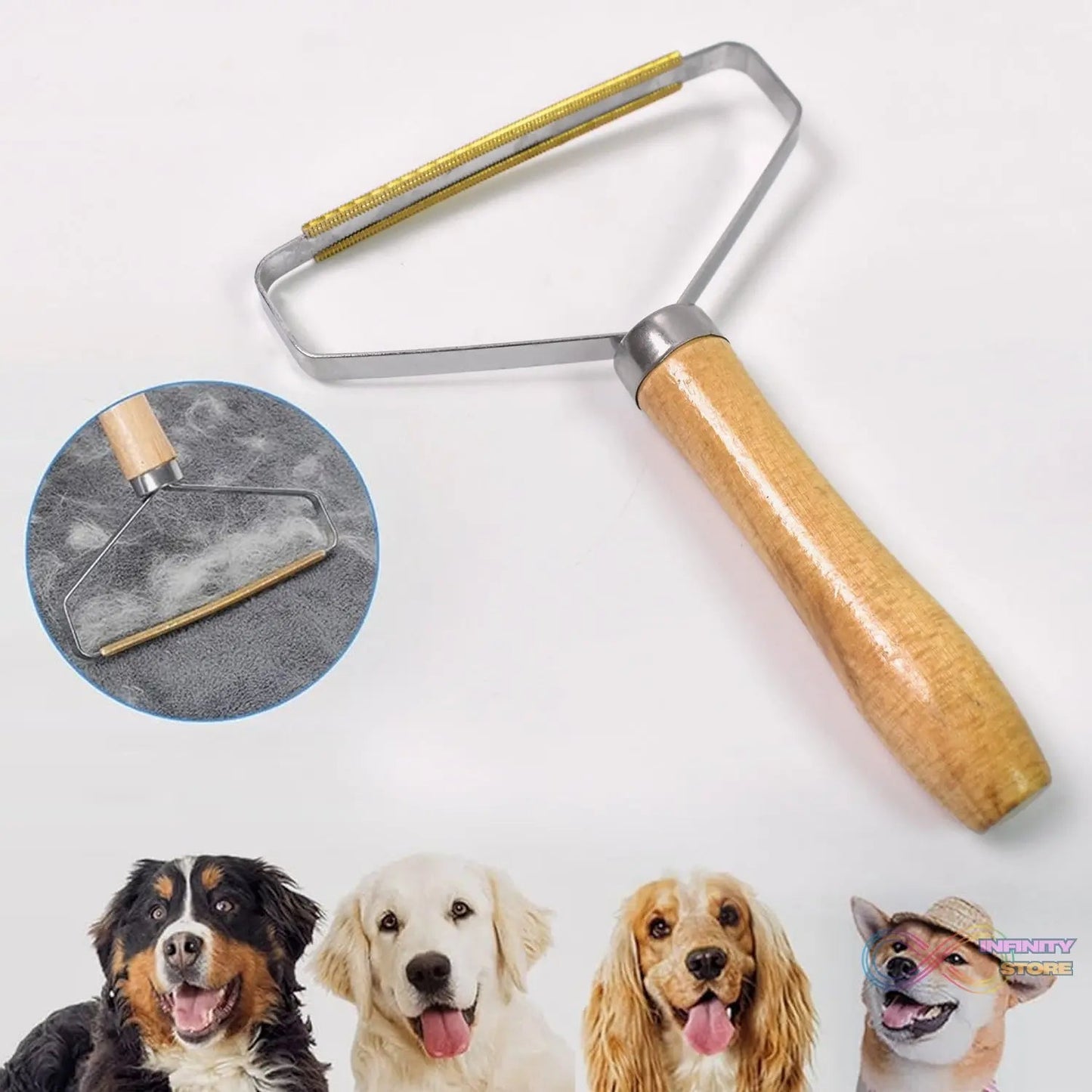 Portable Double Sided Lint Remover (1 Pc) - infinityexculsivestore.com