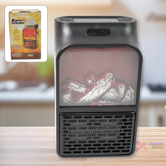 Portable Electric Fireplace lamp LED Flame Heater (900w / 1 Pc) - infinityexculsivestore.com